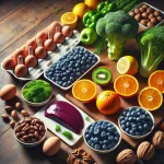 vitamin E, vitamin K, riboflavin, niacin, tiamin, pyridoksin, kobalamin, pantotensyre, retinol, betakaroten, kalsium, jern, magnesium, sink, fosfor, kalium, natrium, selen, kobber, mangan, jod, krom, folsyre, antioksidanter, energiomsetning, immunforsvar, cellevekst, kollagenproduksjon, nervesystem, røde blodlegemer, hudhelse, syn, beinhelse, omega-3, fettløselige vitaminer, vannløselige vitaminer, stoffskifte, fordøyelse, sunn mat, helsekost, kosttilskudd, matvaretabell, næringsinnhold, vitaminmangel, ernæring, fordøyelseshelse, aminosyrer, sunn livsstil, plantebasert kosthold, metabolske prosesser