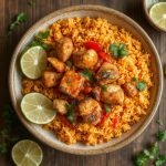 Jollof-ris oppskrift med grønnsaker og kylling, Hvordan lage jollof-ris hjemme, Klassisk jollof-ris med enkel tilberedning, Afrikansk jollof-ris til middag, Beste krydder til jollof-ris, Sunn jollof-ris med grønnsaker, Jollof-ris med kylling for nybegynnere, Tips for perfekt jollof-ris tekstur, Tradisjonell jollof-ris med autentisk smak, Kalorifattig jollof-ris med kylling, Enkel jollof-ris for travle dager, Vegetarisk jollof-ris med krydret smak, Feilfri metode for jollof-ris til fest, Langtidskokt jollof-ris for ekstra smak, Hvordan unngå klissete jollof-ris, Jollof-ris med stekt kylling, Hvilke grønnsaker passer i jollof-ris, Hvordan lagre rester av jollof-ris, Variasjon av jollof-ris med sjømat, Sunn og velsmakende jollof-ris oppskrift.