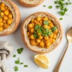 Sunn Bunny Chow oppskrift med kikertkarri, Hvordan lage Bunny Chow hjemme, Tradisjonell sør-afrikansk Bunny Chow oppskrift, Bunny Chow med krydret kikertfyll, Enkel vegetarisk Bunny Chow oppskrift, Sunn Bunny Chow i fullkornsbrød, Hvordan servere Bunny Chow riktig, Lavkalori Bunny Chow oppskrift, Bunny Chow med proteinrik kikertkarri, Bunny Chow for rask og sunn middag, Vegetar Bunny Chow med krydret smak, Lettvint Bunny Chow for nybegynnere, Glutenfri Bunny Chow versjon, Bunny Chow med næringsrik kikertkarri, Tradisjonell Bunny Chow oppskrift fra Sør-Afrika, Hvordan variere Bunny Chow med fyll, Oppskrift på Bunny Chow med lite fett, Tips for perfekt Bunny Chow i brød, Hvordan oppbevare Bunny Chow over natten, Sunne alternativer til klassisk Bunny Chow.