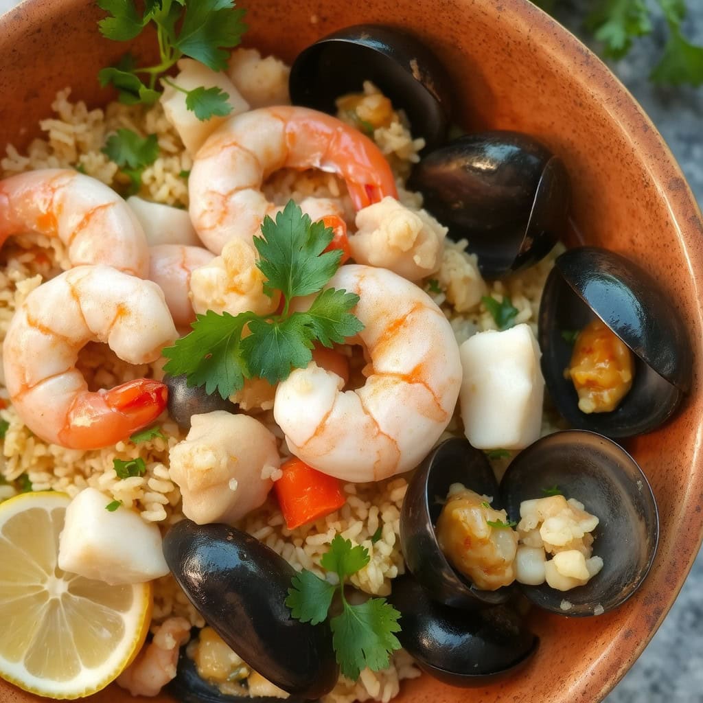 Arroz de
Marisco Oppskrift: Sunnere Portugisisk Sjømatgryte Med Friske Smaker Sunn sjømatgryte med Arroz de Marisco-oppskrift, Sunnere portugisisk sjømatgryte med havfrisk smak, Tradisjonell Arroz de Marisco i en sunnere versjon, Hvordan lage Arroz de Marisco med havets beste smaker, Sunn sjømatgryte inspirert av portugisisk Arroz de Marisco, Havfrisk Arroz de Marisco – sunn og velsmakende sjømatrett, Sunn portugisisk gryte med fersk sjømat og ris, Havfrisk oppskrift på Arroz de Marisco som alle elsker, Enkel og sunn Arroz de Marisco med lokal sjømat, Helsevennlig portugisisk sjømatgryte for hele familien, Havets beste smaker i en sunn Arroz de Marisco-oppskrift, Perfekt sjømatgryte med sunnere ingredienser fra Portugal, Havfrisk Arroz de Marisco – klassisk portugisisk rett, Sunnere måte å nyte portugisisk sjømat med Arroz de Marisco, Deilig Arroz de Marisco med redusert kaloriinnhold, Havfrisk sjømatgryte for deg som elsker sunn mat, Lag sunn Arroz de Marisco med enkle ingredienser, Arroz de Marisco på en lett og sunn måte, Havfrisk sjømatoppskrift inspirert av Portugals kyst, Arroz de Marisco som kombinerer sunnhet og smak.