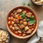 Smakfull feijoada med friske grønnsaker oppskrift, Sunnere portugisisk gryte med smakfulle ingredienser, Tradisjonell feijoada med en sunnere vri, Enkel og sunn feijoada oppskrift til middag, Hvordan lage feijoada med ferske grønnsaker, Portugisisk gryterett med proteinrik smak, Feijoada oppskrift med sunnere erstatninger, Lavkalori feijoada med grønnsaker og smak, Autentisk feijoada med moderne sunne alternativer, Hjemmelaget portugisisk gryte med grønnsaker, Smakfull feijoada for hele familien til middag, Sunnere variant av portugisisk feijoada gryte, Feijoada med smak av Portugal og ferske urter, Hvordan tilberede feijoada på en sunn måte, Grønnsaksfylt feijoada for sunn middag, Tradisjonell feijoada med mindre fett og mer smak, Feijoada med grønnsaker til et balansert kosthold, Proteinrik feijoada med sunne grønnsaker, Portugisisk gryterett for helse og smak nytelse, Feijoada oppskrift perfekt for helgekosen.