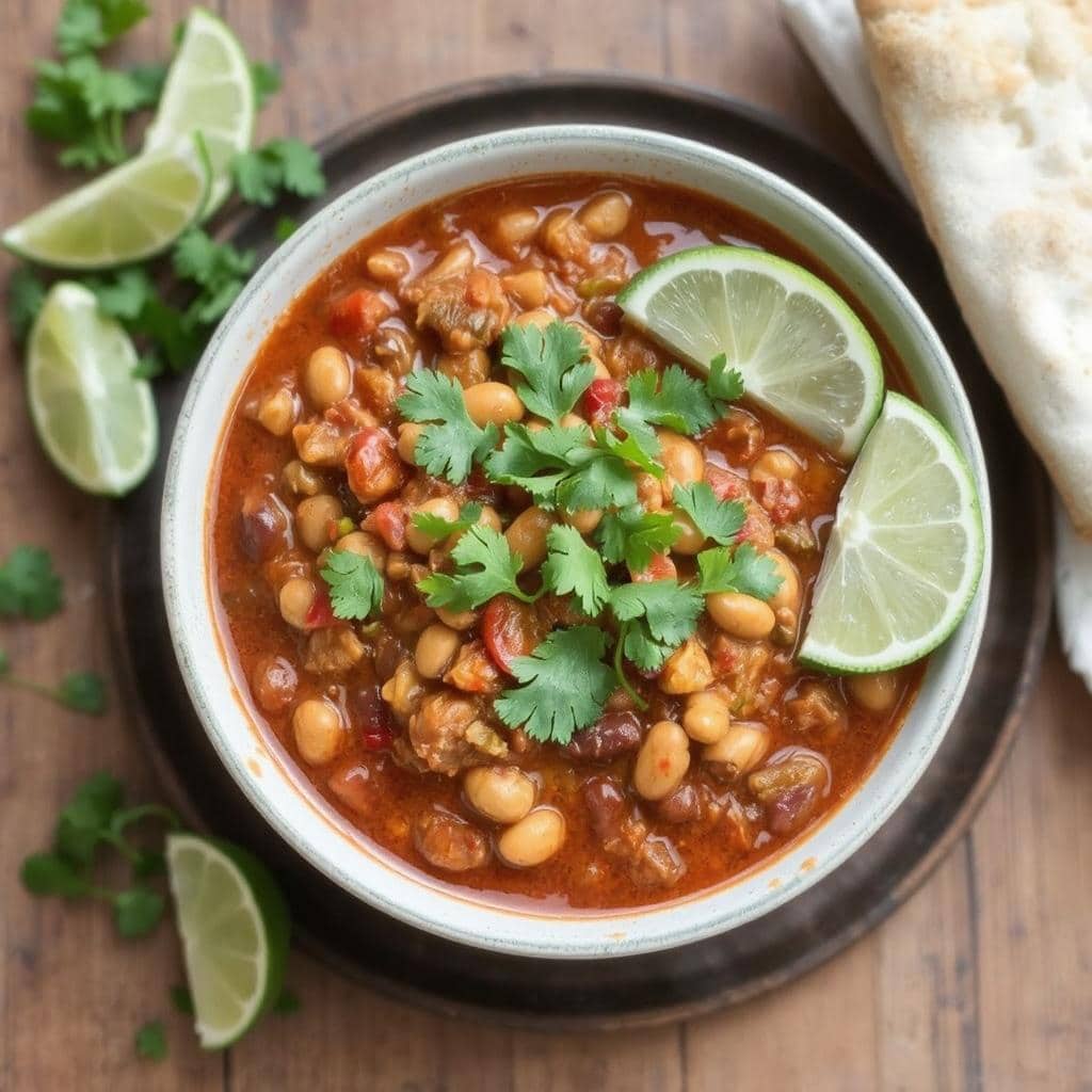 Chili Sin Carne – Smakfull Kjøttfri Chili med Bønner og Grønnsaker