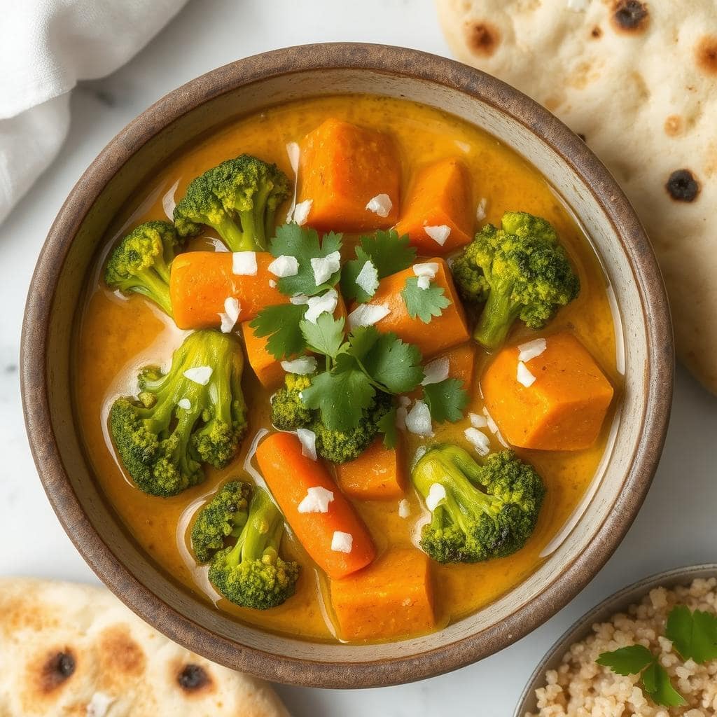 Grønnsakscurry
Oppskrift: Sunn og Smakfull Med Kokosmelk og Quinoa