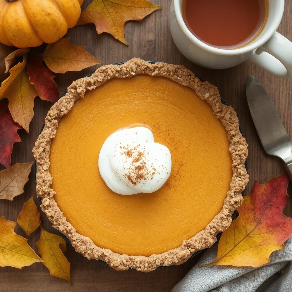 Gresskarpai:
Sunn havrebunn med naturlig søtning og varmende krydder