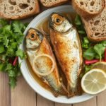 Stekte sild oppskrift;