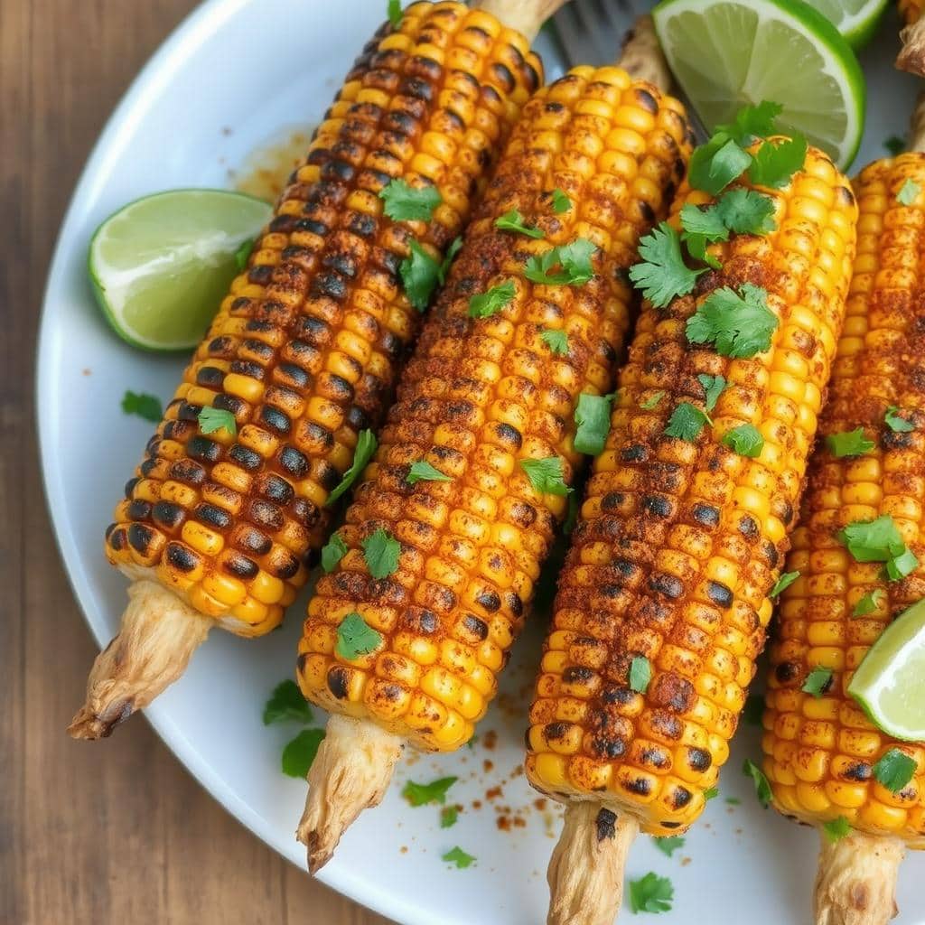 Grillet mais med lime oppskrift – sommerlig maisrett